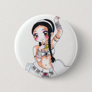 Badge Rond 5 Cm Amaranthe Chesire