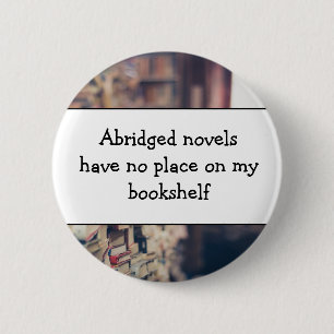 Badge Rond 5 Cm Amateurs de livres, littérature