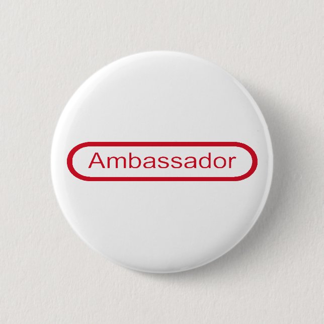 Badge Rond 5 Cm Ambassadeur (Devant)