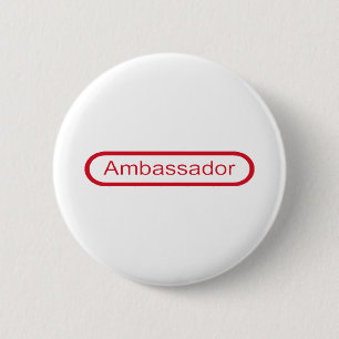 Badge Rond 5 Cm Ambassadeur