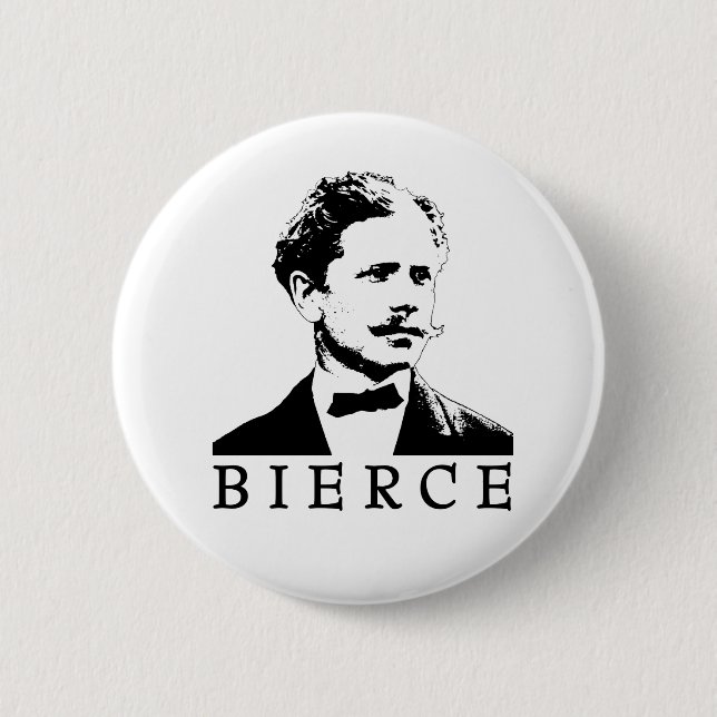Badge Rond 5 Cm Ambrose Bierce (Devant)