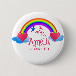 Badge Rond 5 Cm Amelie