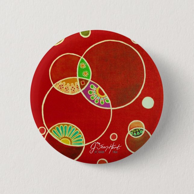 Badge Rond 5 Cm Améliorez ensemble (Devant)
