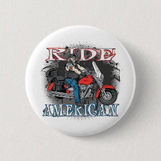 Badge Rond 5 Cm Américain de tour