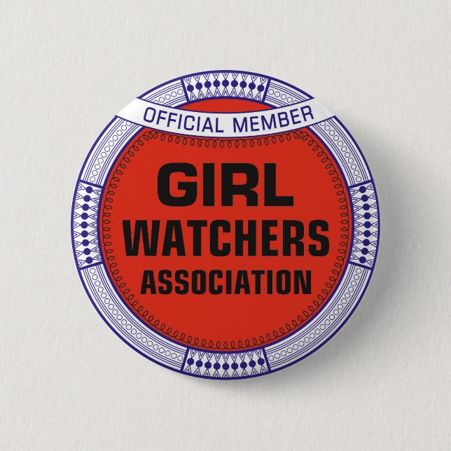 Badge Rond 5 Cm American Girl Watchers Association (Devant)
