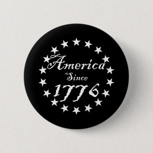 Badge Rond 5 Cm Amérique depuis 1776