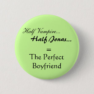 Badge Rond 5 Cm ami de Jonas de vampire