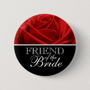 Badge Rond 5 Cm Ami De La Mariée Mariage Pins