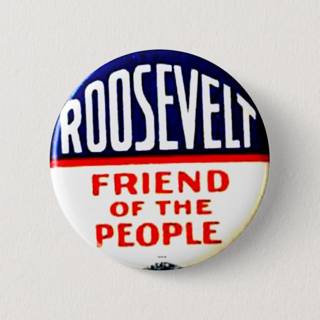 Badge Rond 5 Cm Ami des personnes - bouton (Devant)