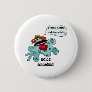 Badge Rond 5 Cm Amibes d'Adios