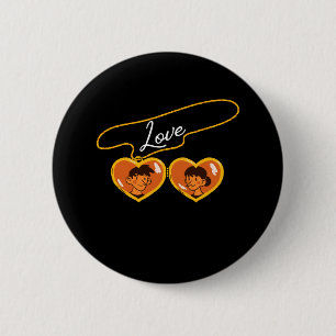 Badge Rond 5 Cm Amour