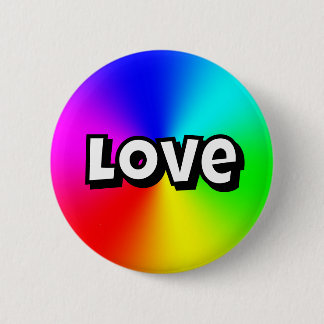Badge Rond 5 Cm Amour