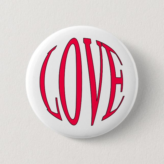 Badge Rond 5 Cm Amour (Devant)