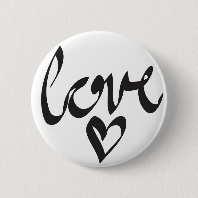 Badge Rond 5 Cm Amour (Devant)