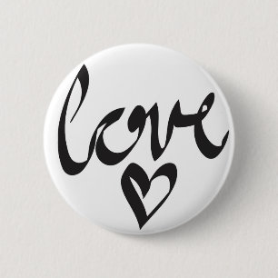 Badge Rond 5 Cm Amour