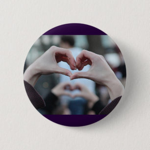 Badge Rond 5 Cm Amour
