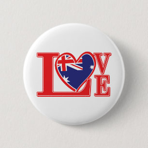 Badge Rond 5 Cm Amour-Australie