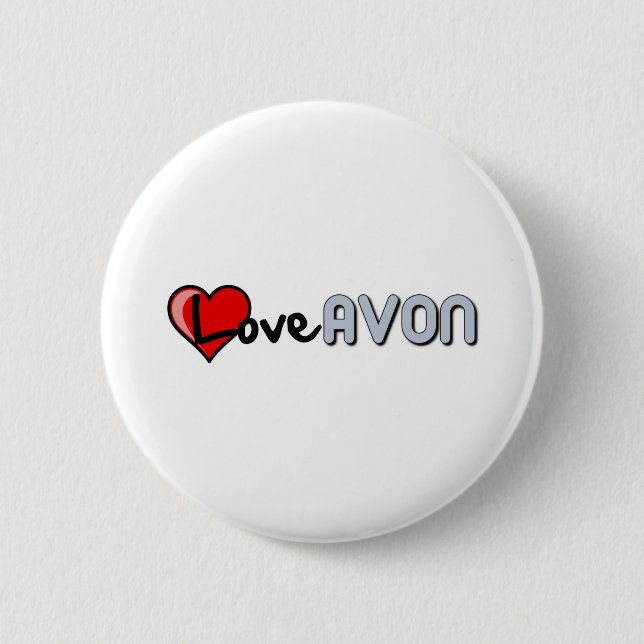 Badge Rond 5 Cm Amour AVON (Devant)