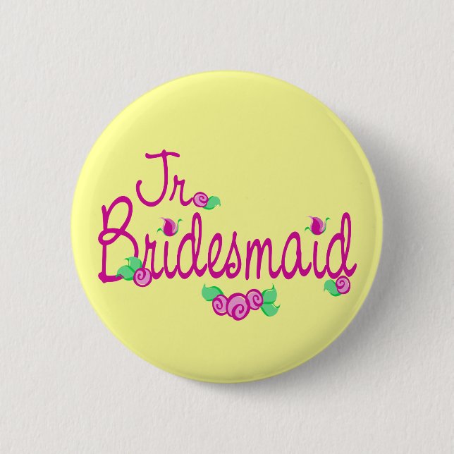Badge Rond 5 Cm Amour Buds/Mariage (Devant)