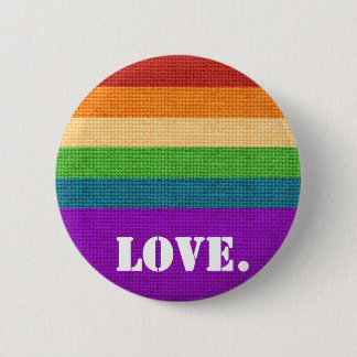 Badge Rond 5 Cm Amour de LGBT