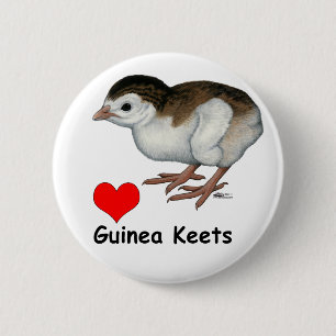 Badge Rond 5 Cm Amour de pintadeaux