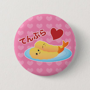 Badge Rond 5 Cm Amour de Tempura