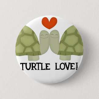 Badge Rond 5 Cm Amour de tortue
