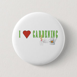 Badge Rond 5 Cm Amour du jardinage