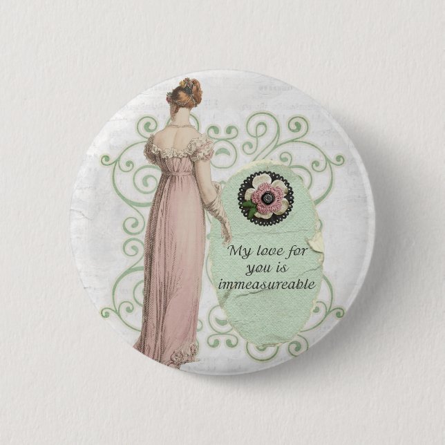 Badge Rond 5 Cm Amour incalculable (Devant)