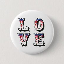 Amour - Style de cirque vintage carnaval