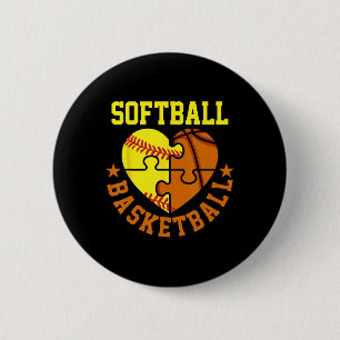 Badge Rond 5 Cm Amoureuse de Softll Sketll adolescente femme