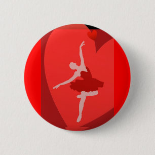 Badge Rond 5 Cm Amoureux du ballet