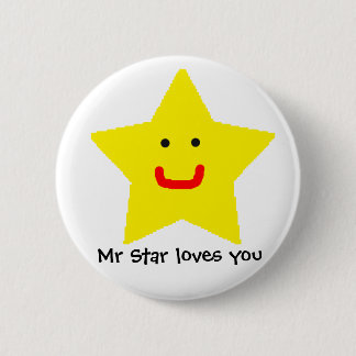 Badge Rond 5 Cm Amours de M. Star vous