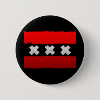 Badge Rond 5 Cm Amsterdam urbain