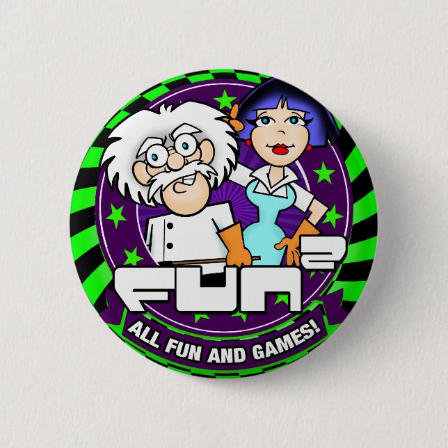 Badge Rond 5 Cm Amusant2 (Devant)
