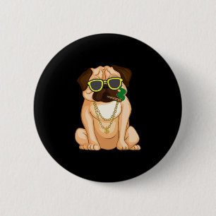 Badge Rond 5 Cm Amusant Amoureux des chiens Bulldog anglais