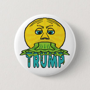 Badge Rond 5 Cm Amusant anti-Trump