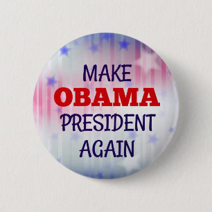 Badge Rond 5 Cm Amusant "Rendre le président Obama"