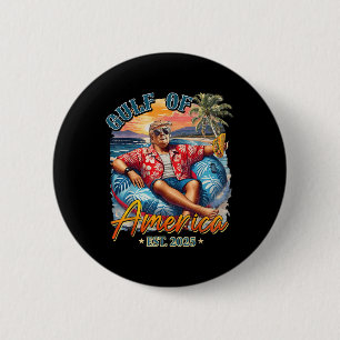 Badge Rond 5 Cm Amusant Trump Chemise Golfe Des Etats-Unis Est 202