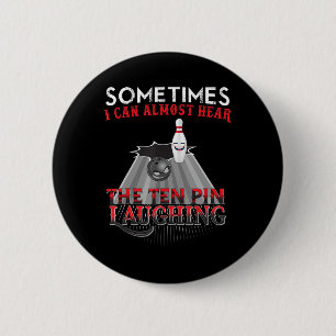Badge Rond 5 Cm Amusants Bowling Dix Épingles Conception