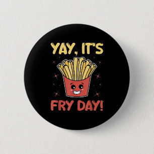 Badge Rond 5 Cm Amusants Français Fries Adultes Graphiques Enfants