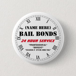 BADGE ROND 5 CM AMUSEMENT DE CAUTIONNEMENTS PERSONNALISABLE