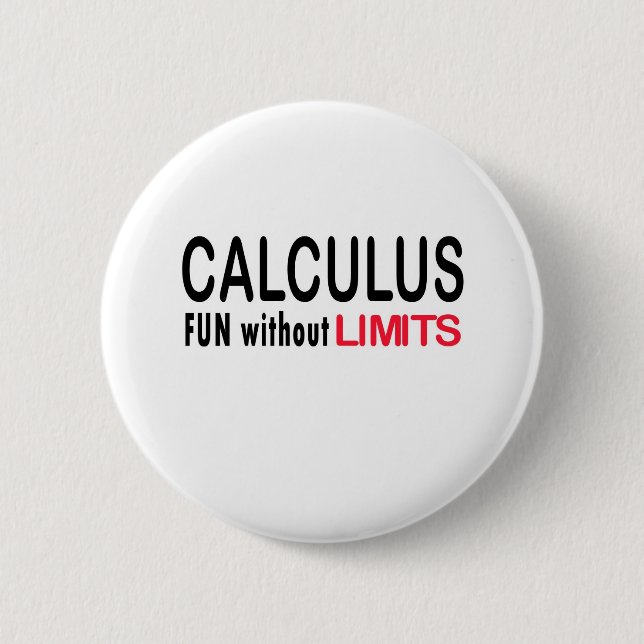 Badge Rond 5 Cm Amusement de _de calcul sans limites (Devant)