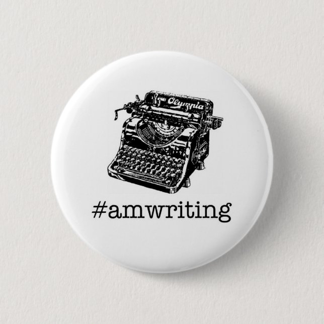 Badge Rond 5 Cm #amwriting (Devant)