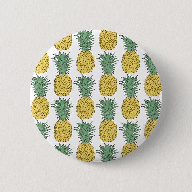 Badge Rond 5 Cm Ananas (Devant)