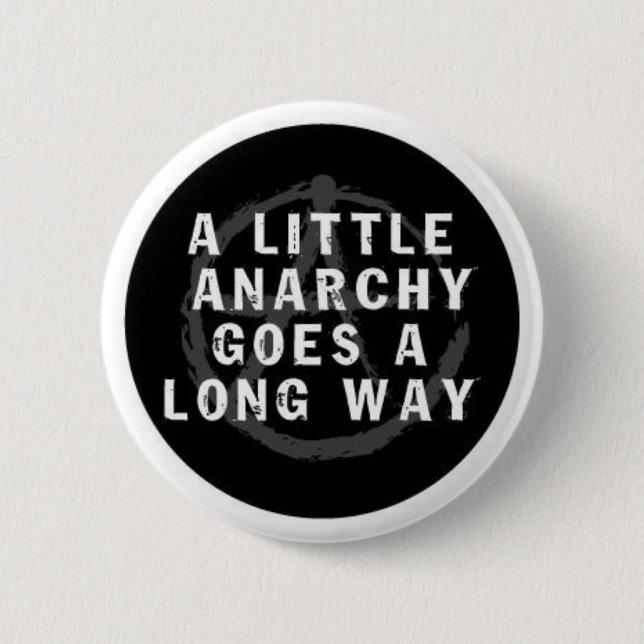 Badge Rond 5 Cm Anarchie (Devant)