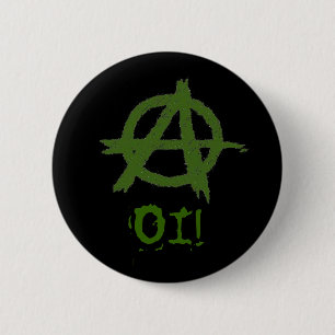 Badge Rond 5 Cm anarchie, OI ! le fond