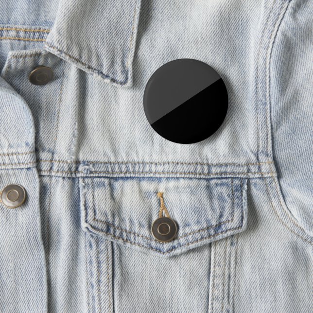 Badge Rond 5 Cm Anarcho Nihilism drapeau symbole anarchie punk (En situation)