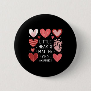 Badge Rond 5 Cm Anatomie cardiaque Valentine Petit Coeur Sensibili