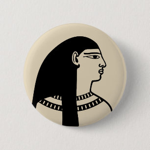 Badge Rond 5 Cm Ancien Égyptien